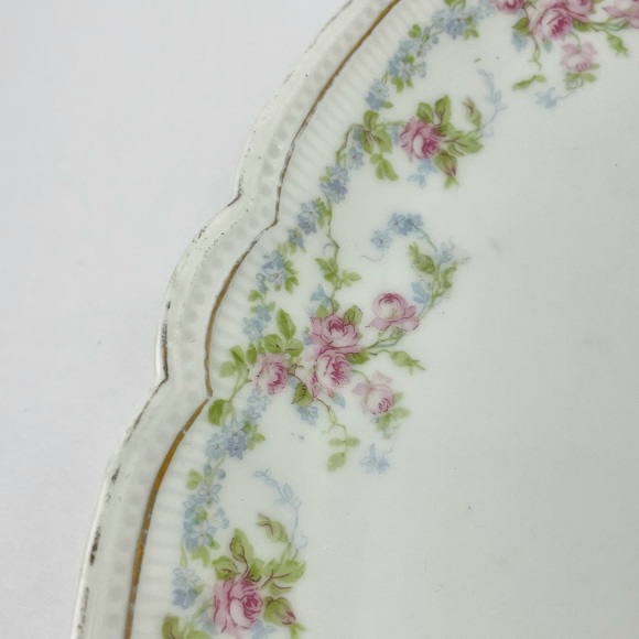 Antique Victoria Austria Porcelain Serving Platter - Picture 3 of 6